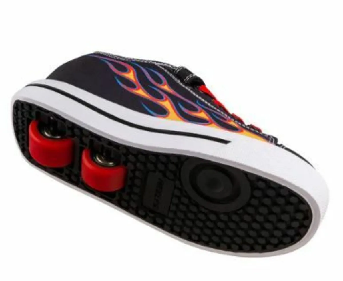 "HEELYS" Red Flame /Size 2. - Image 4