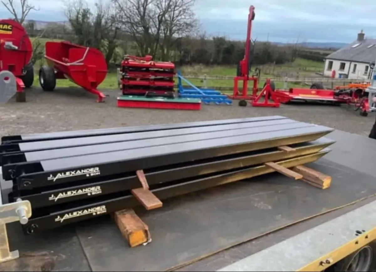 PALLET FORK EXTENSIONS 8FT NEW - Image 2