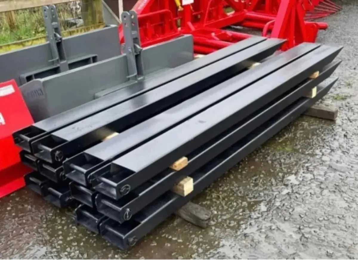 PALLET FORK EXTENSIONS 8FT NEW - Image 1