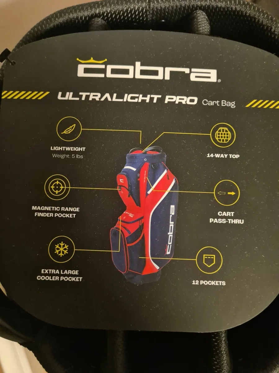 New Cobra Ultralight Pro Golf Cart Bag - Image 2