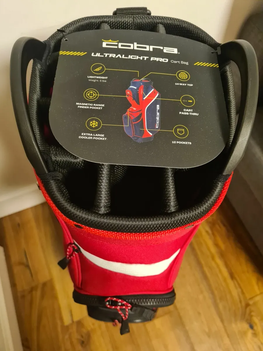 New Cobra Ultralight Pro Golf Cart Bag - Image 4