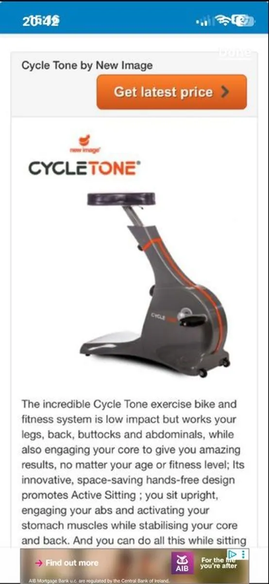 exercise bike - Image 1