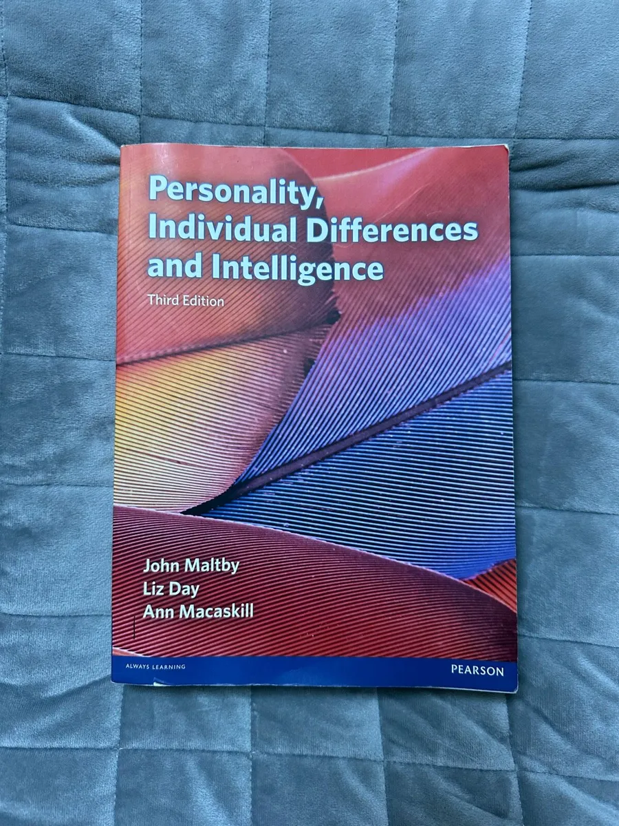 Personality,Individual Diff & Intelligence 3rd Edn