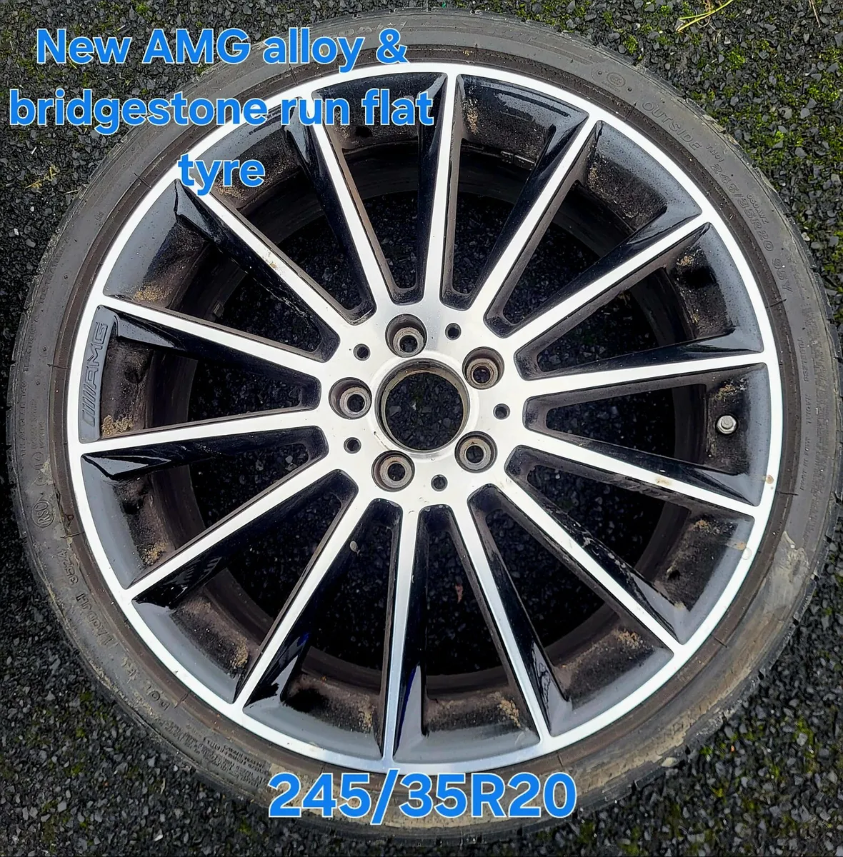 4 Genuine AMG Mercedes Alloys - Image 1