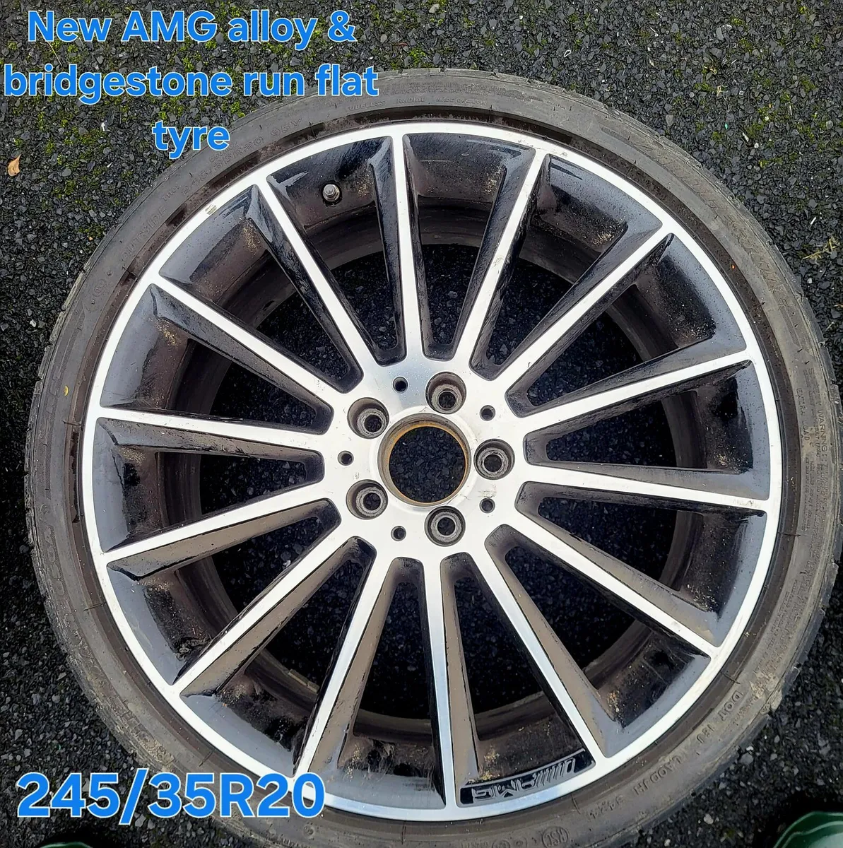 4 Genuine AMG Mercedes Alloys - Image 2