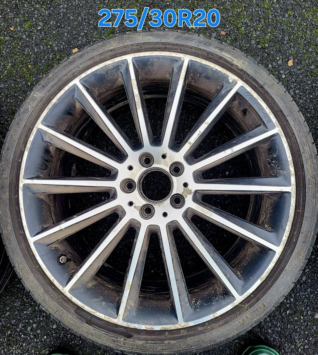 4 Genuine AMG Mercedes Alloys - Image 3