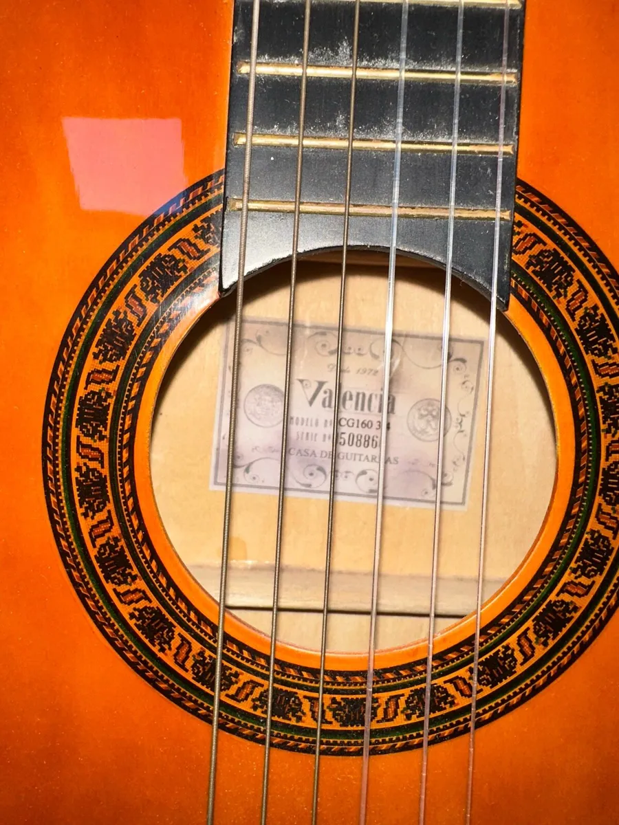 Valencia CG160 Classical Guitar and Korg Tuner - Image 2