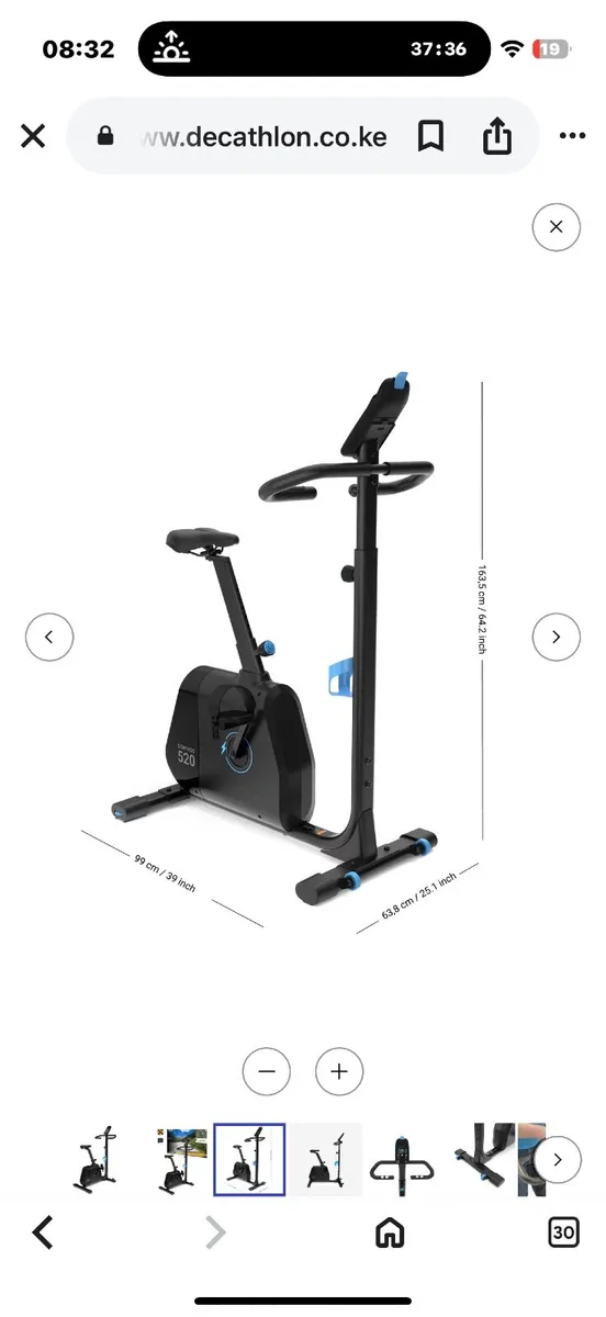 DOMYOS Self-Powered Exercise Bike 520 - Image 2