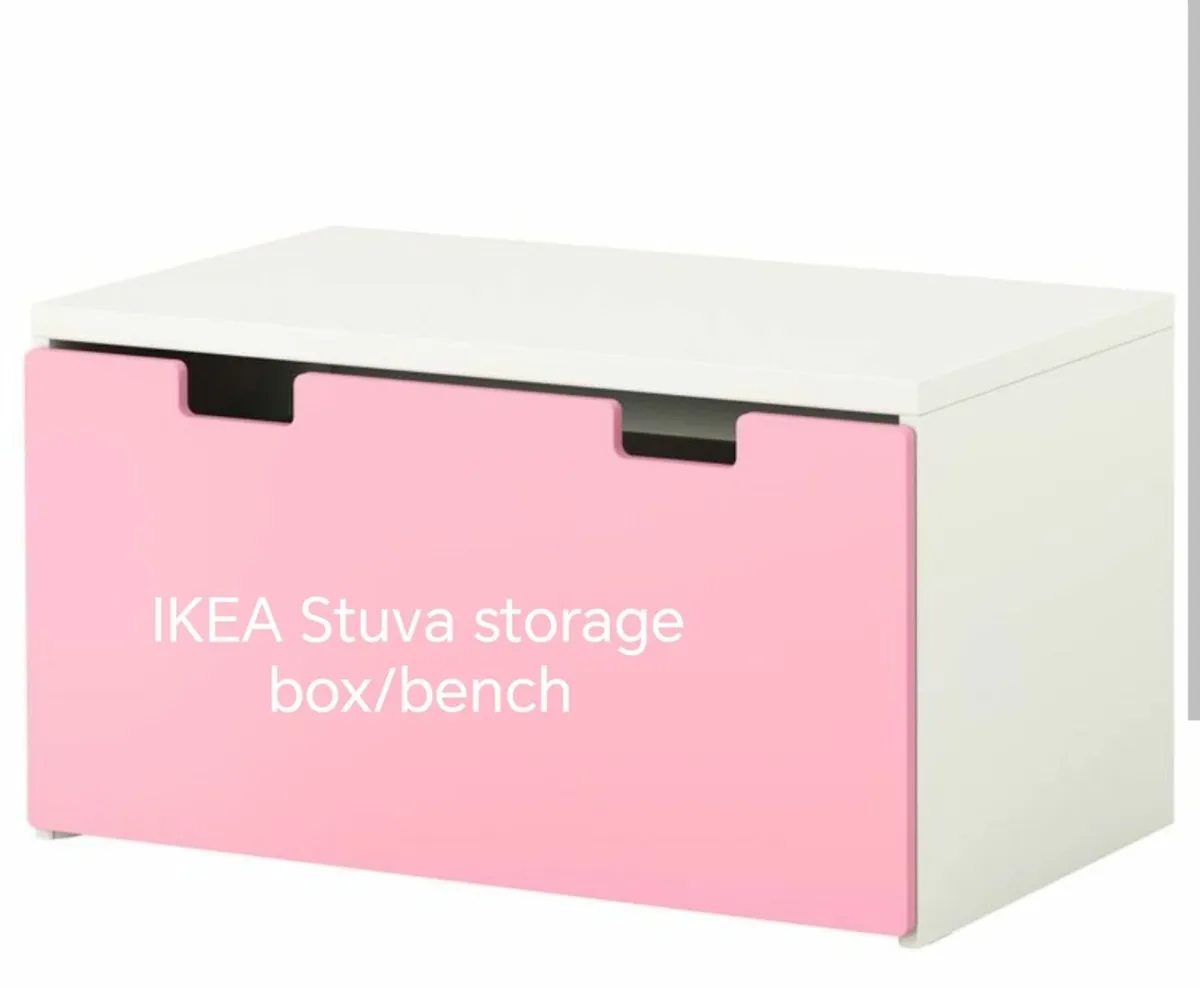 Kid's IKEA bed and toy storage box - Image 4