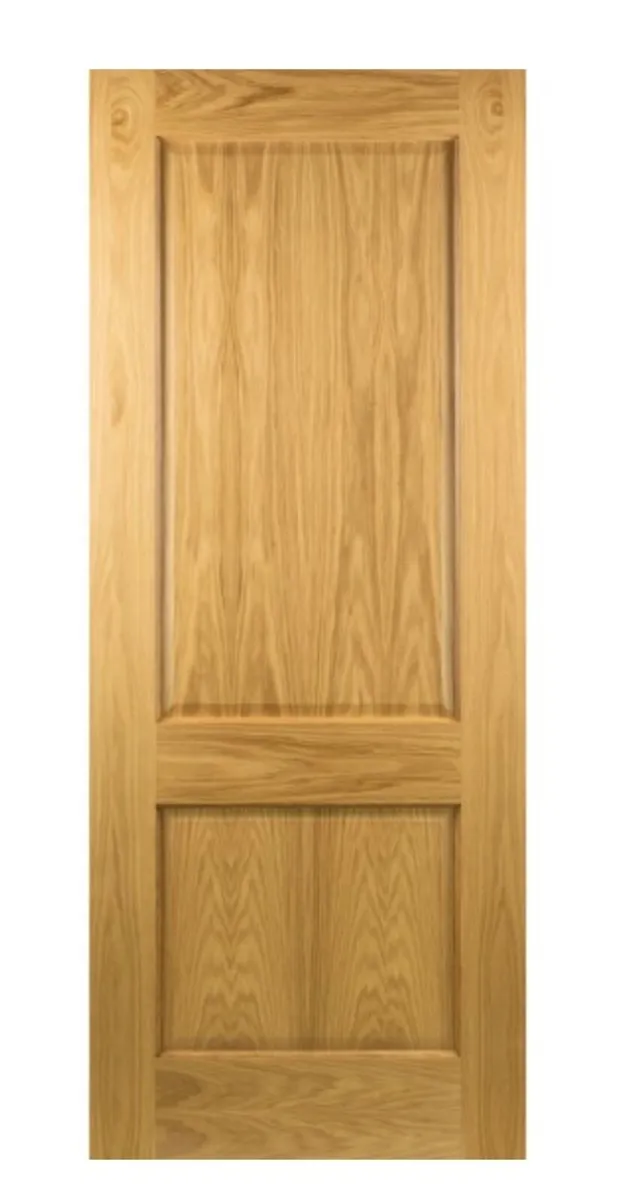 2 panel oak doors