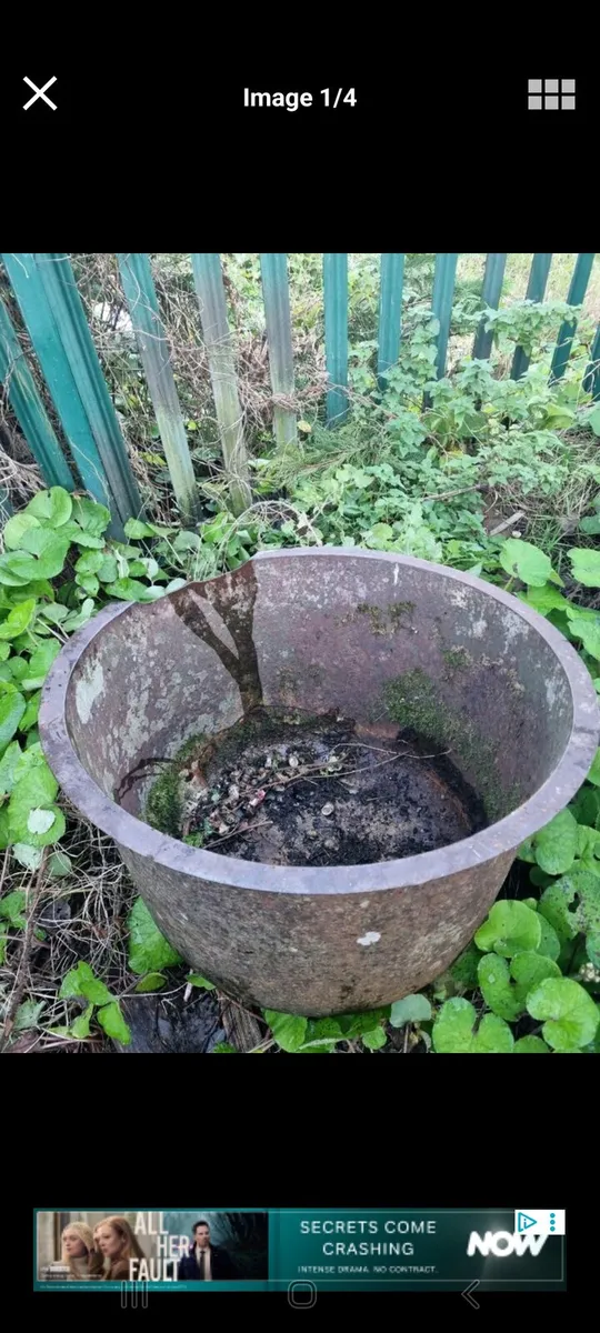 Original old famine pot contact me for more - Image 1