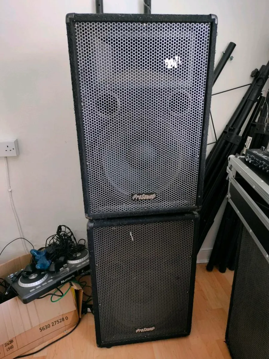 2 X Pro Sound  Speakers - Image 1