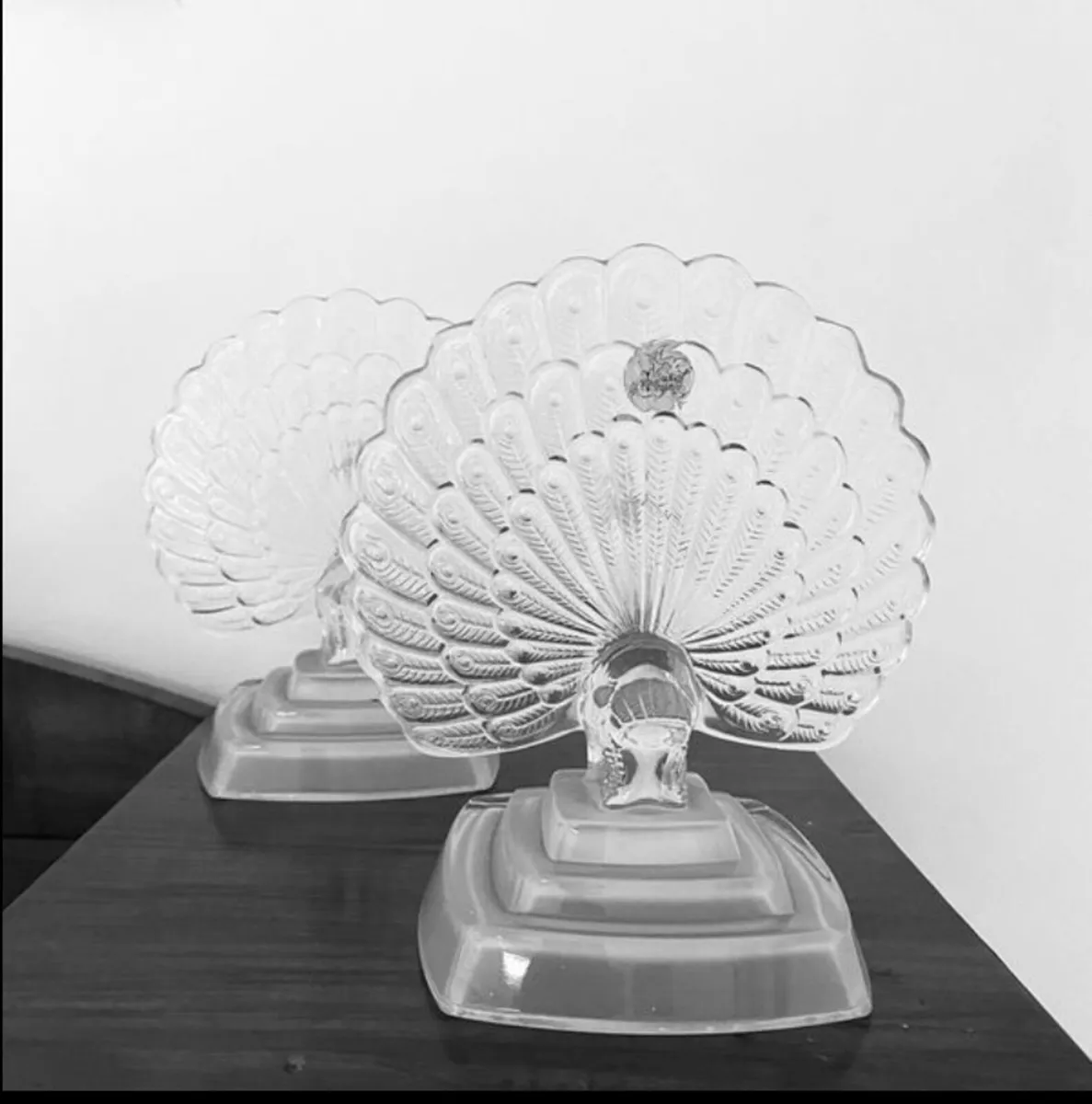 Vintage Crystal Peacocks - Image 2
