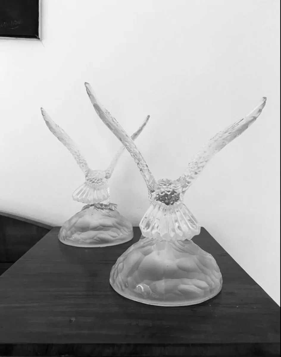 Vintage Crystal Eagles - Image 2