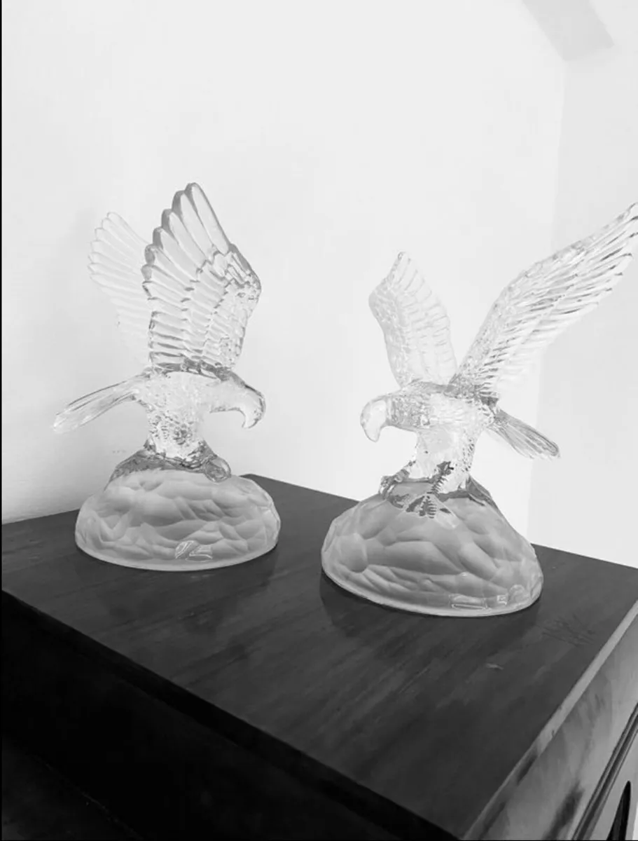 Vintage Crystal Eagles - Image 3