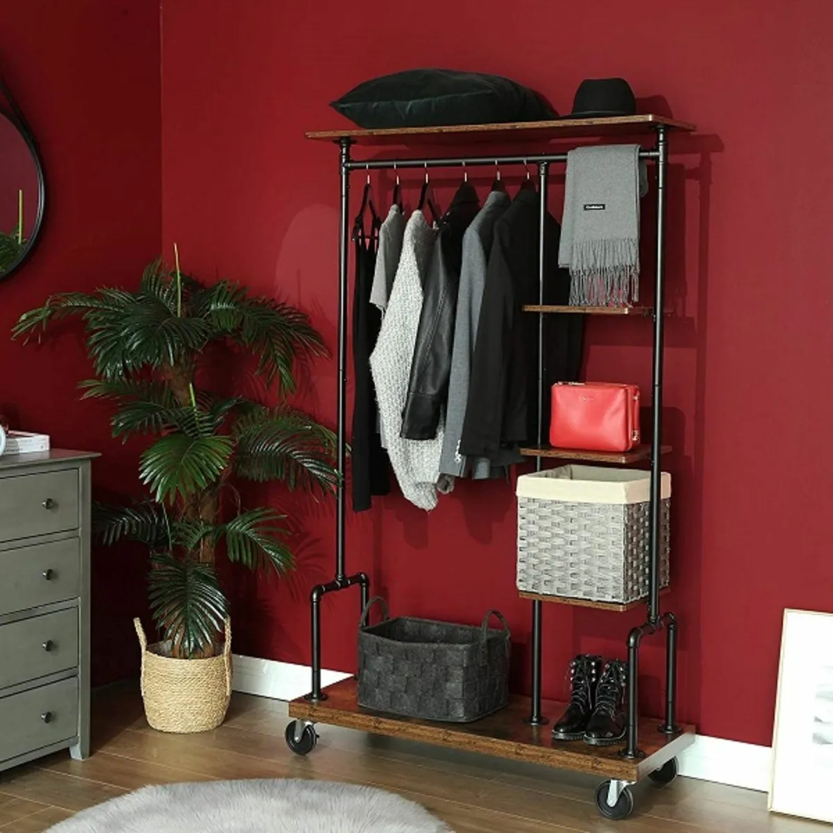 New 5-Tier Clothes Rack Hat & Coat Stand -FREE P&P - Image 3