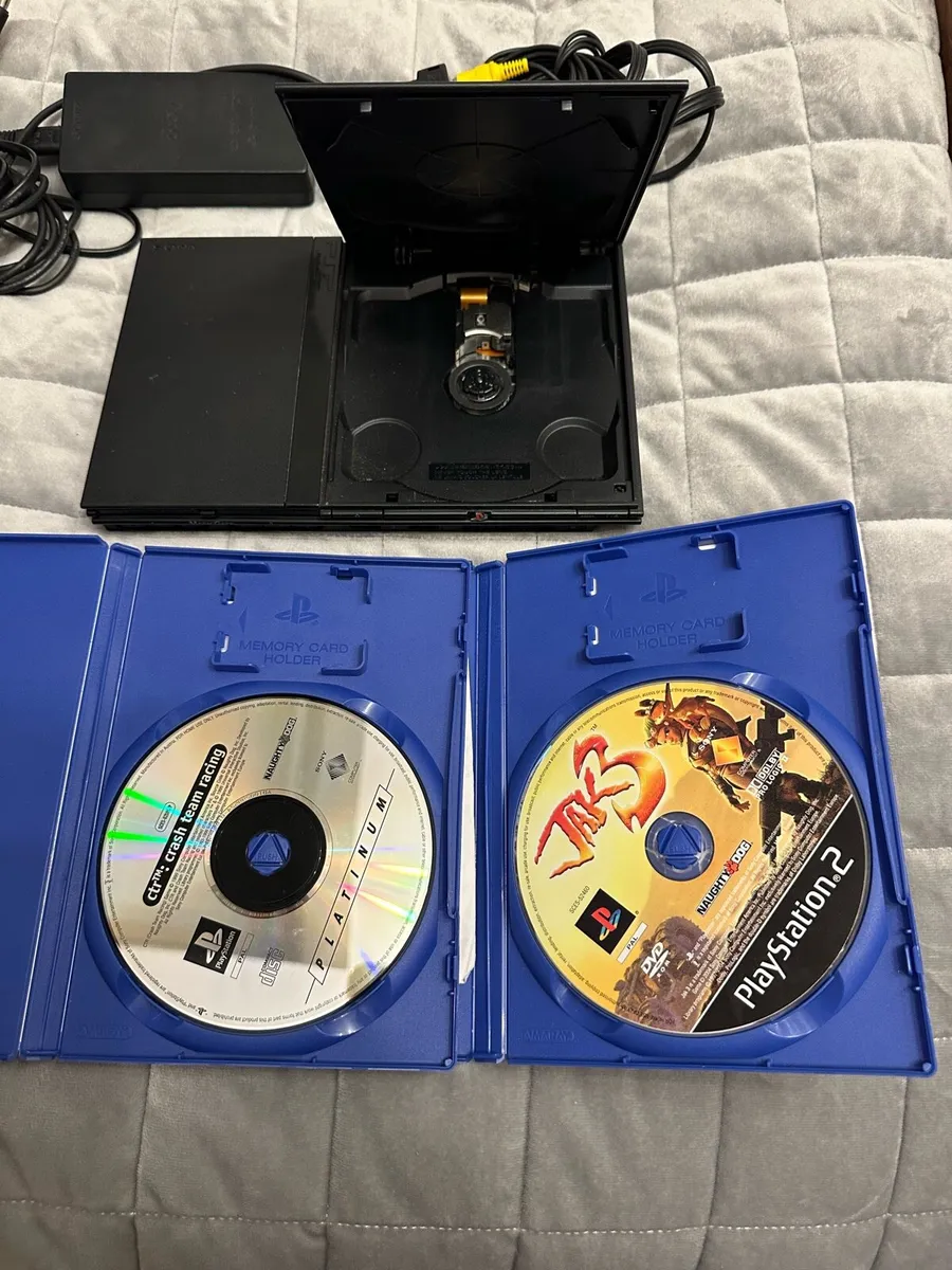 PlayStation 2 Slim Console & Cables & Games - Image 4