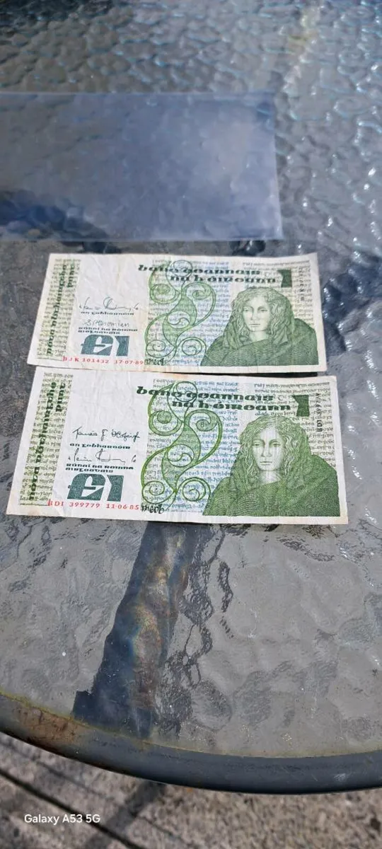 2 Old pound  noats - Image 1