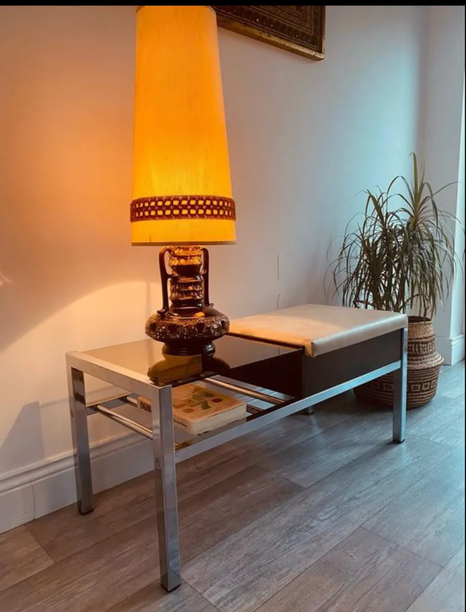 Mid Century Telephone Hall Table - Image 2