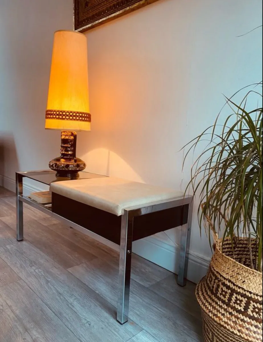 Mid Century Telephone Hall Table - Image 3