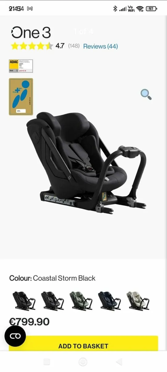 Extended rear facing car seat Axkid 1 - Image 2