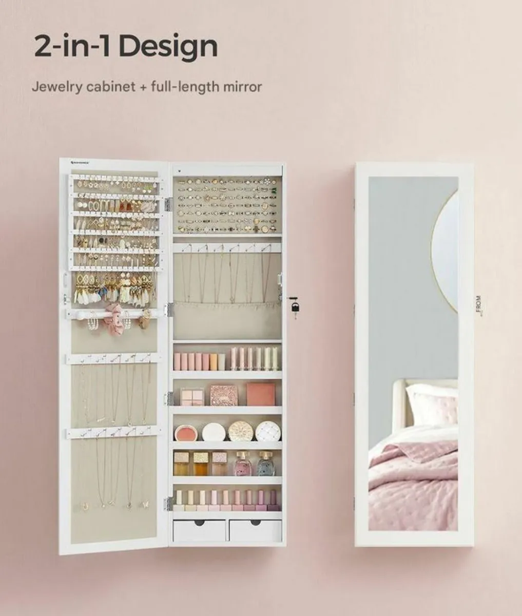 New Jewelry  Cabinet Wall Storage - FREE P&P - Image 2