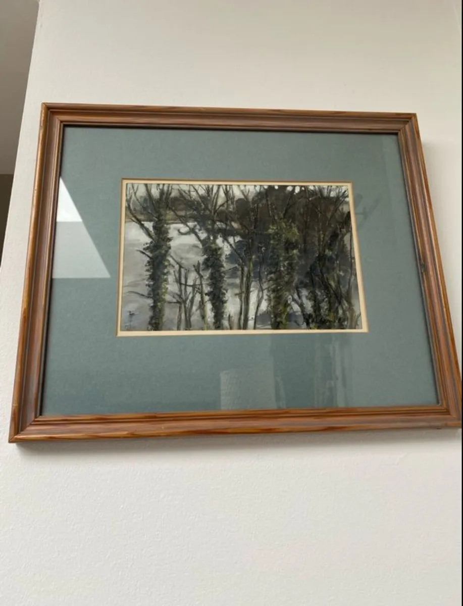 Framed Original Painting Pastel by Jim Manley - Image 1