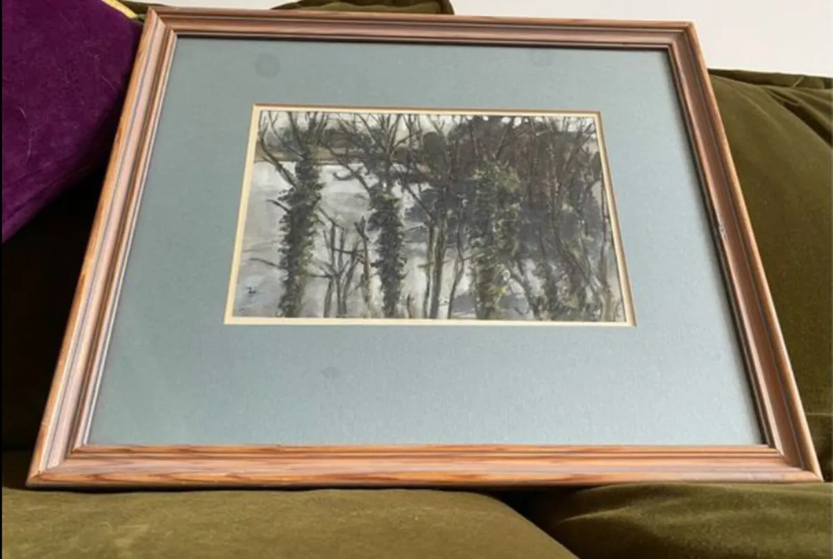 Framed Original Painting Pastel by Jim Manley - Image 4