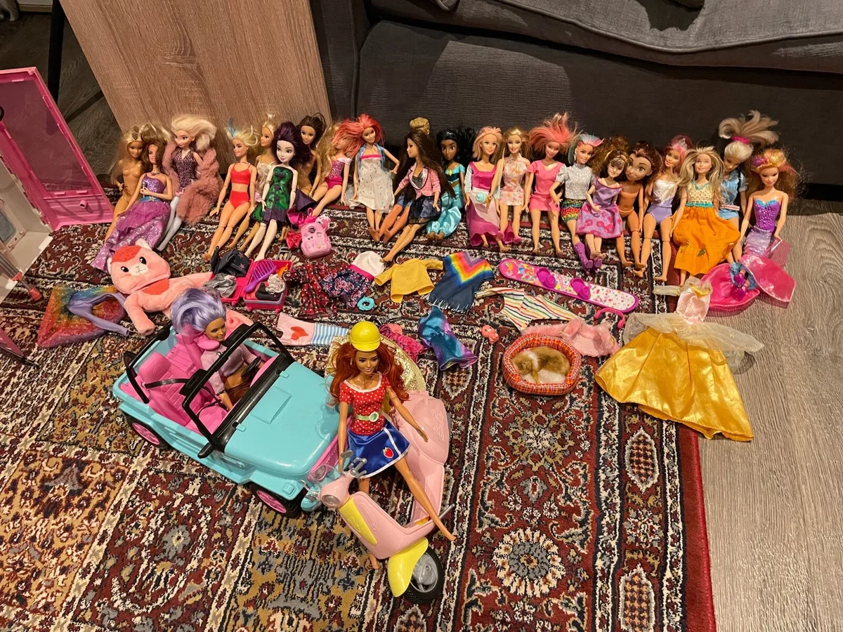 Barbie Mega Bundle – 24 Dolls + Accessories - Image 1
