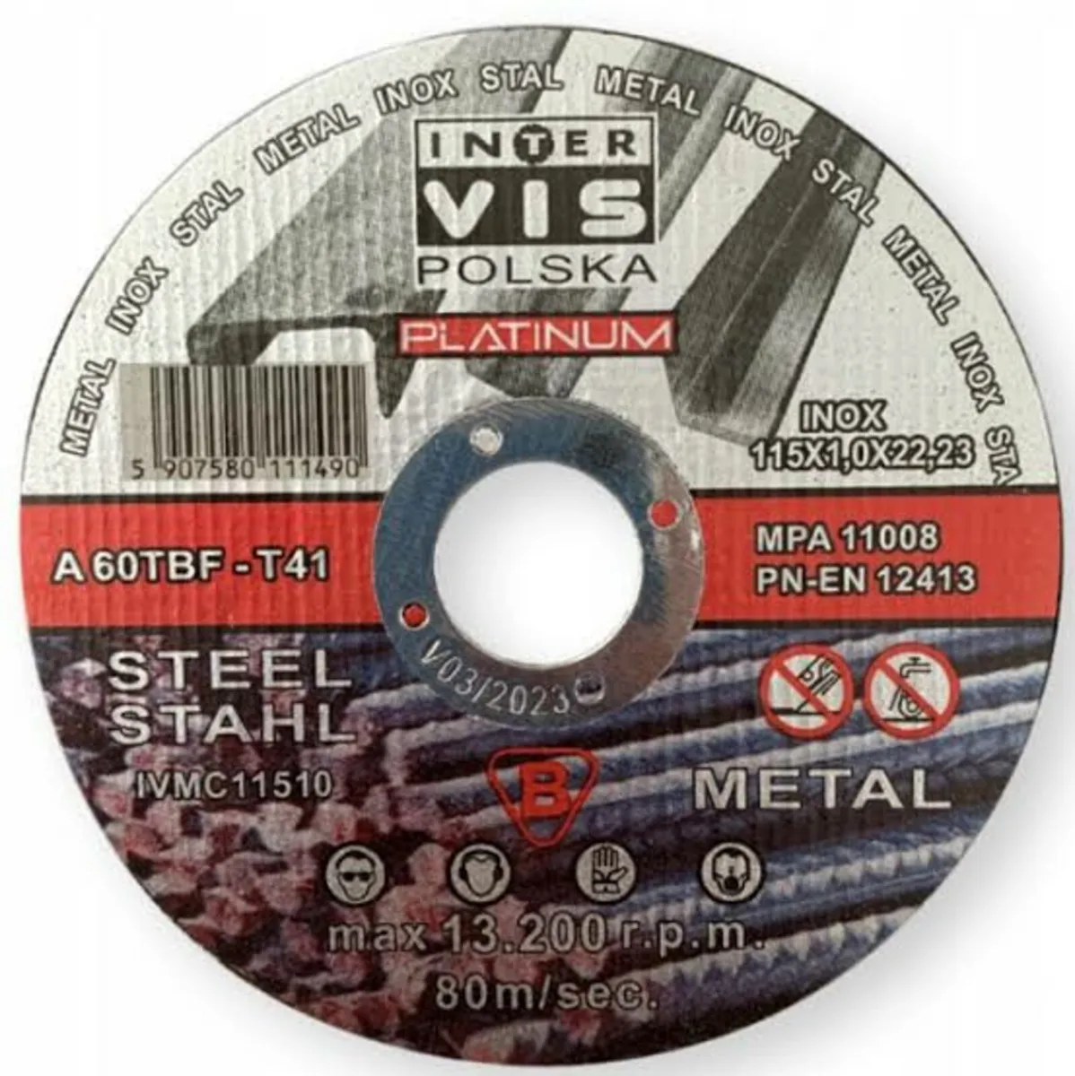 Metal Cutting disc 115 or 125 mm (4.5" or 5") - Image 2