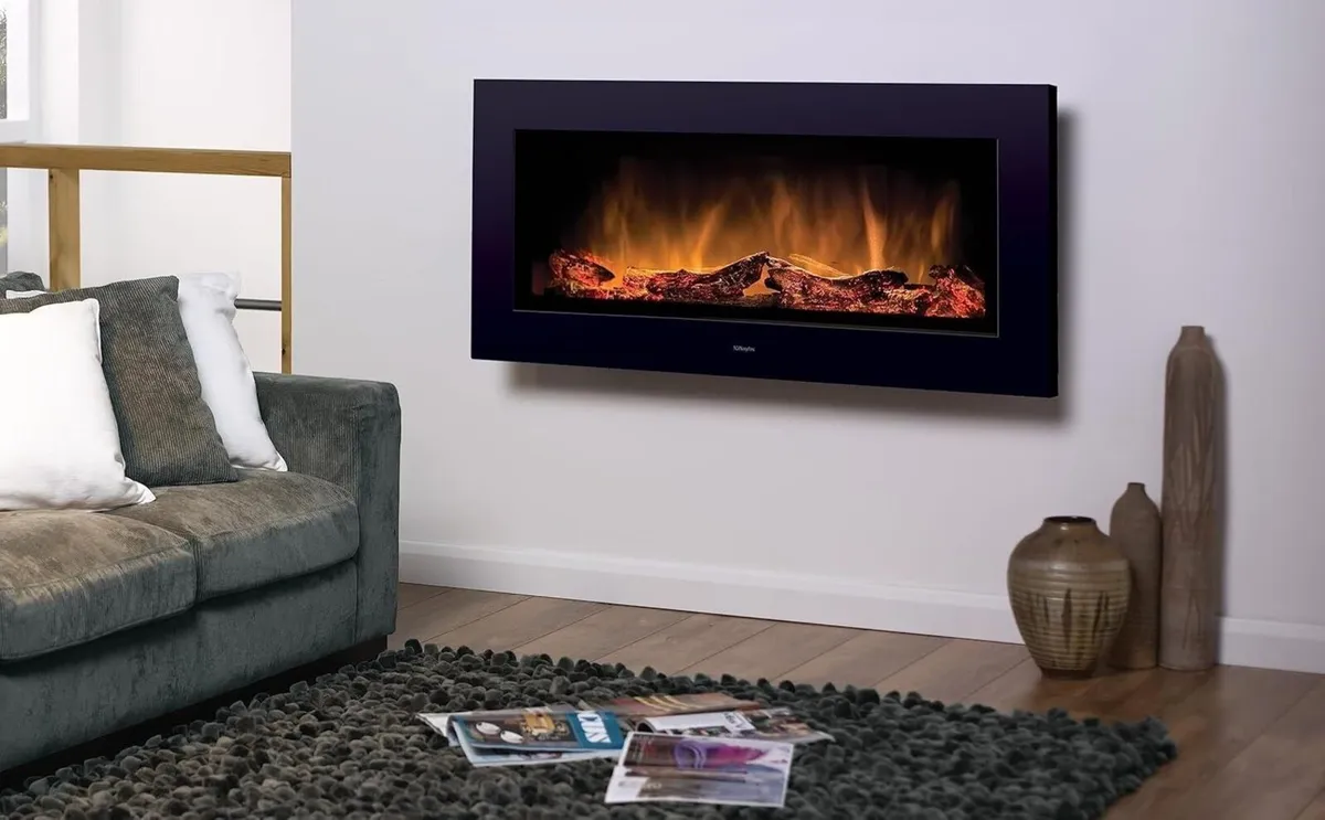 Electric Wall Mount Fireplace - Image 2