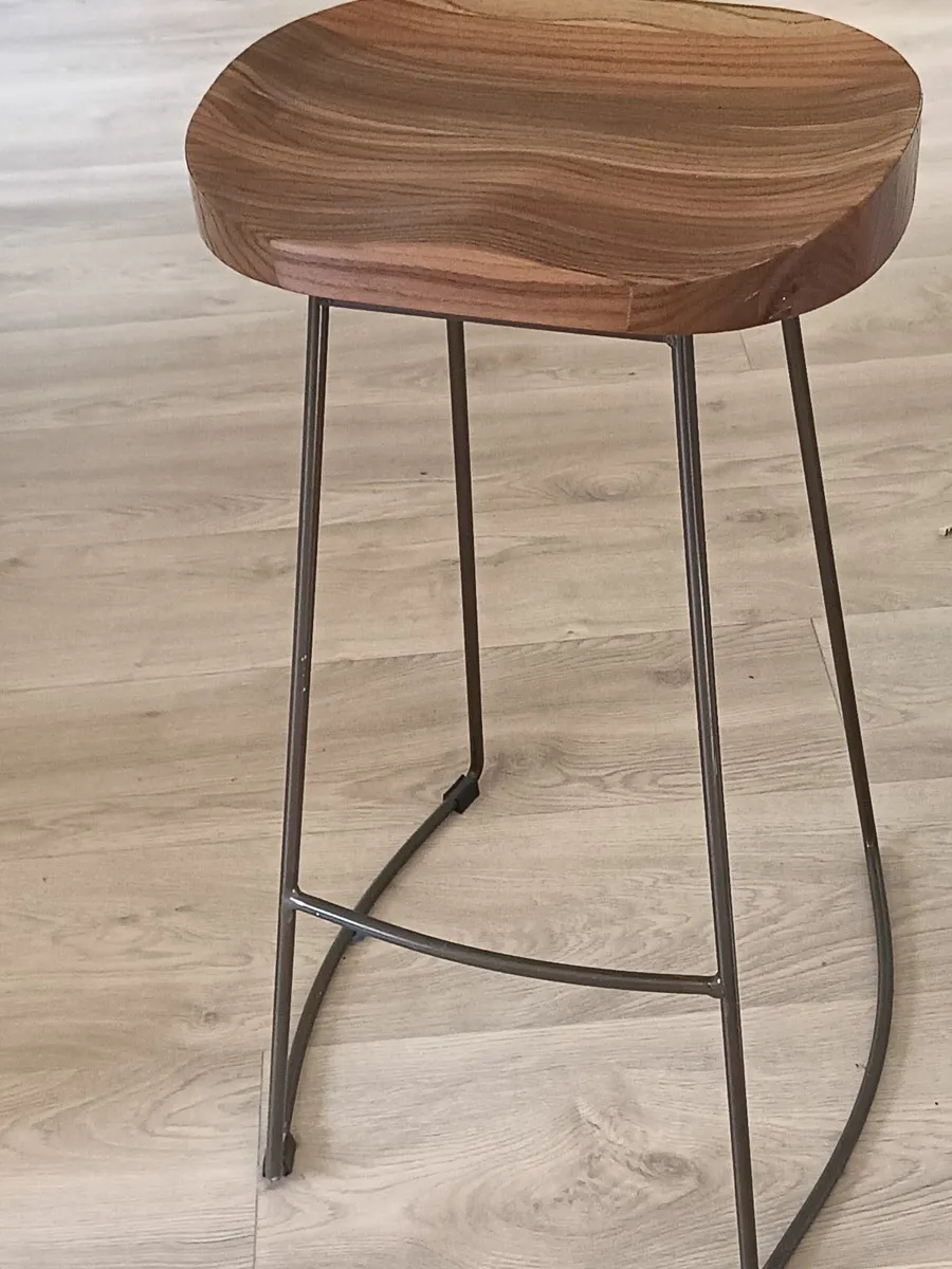 PAIR of Kitchen/Island stools - Image 2
