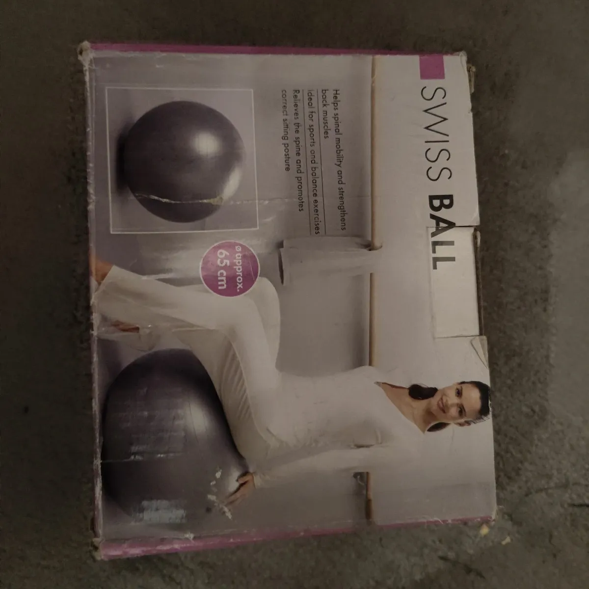 3 New Exercise Balls in box - Image 1