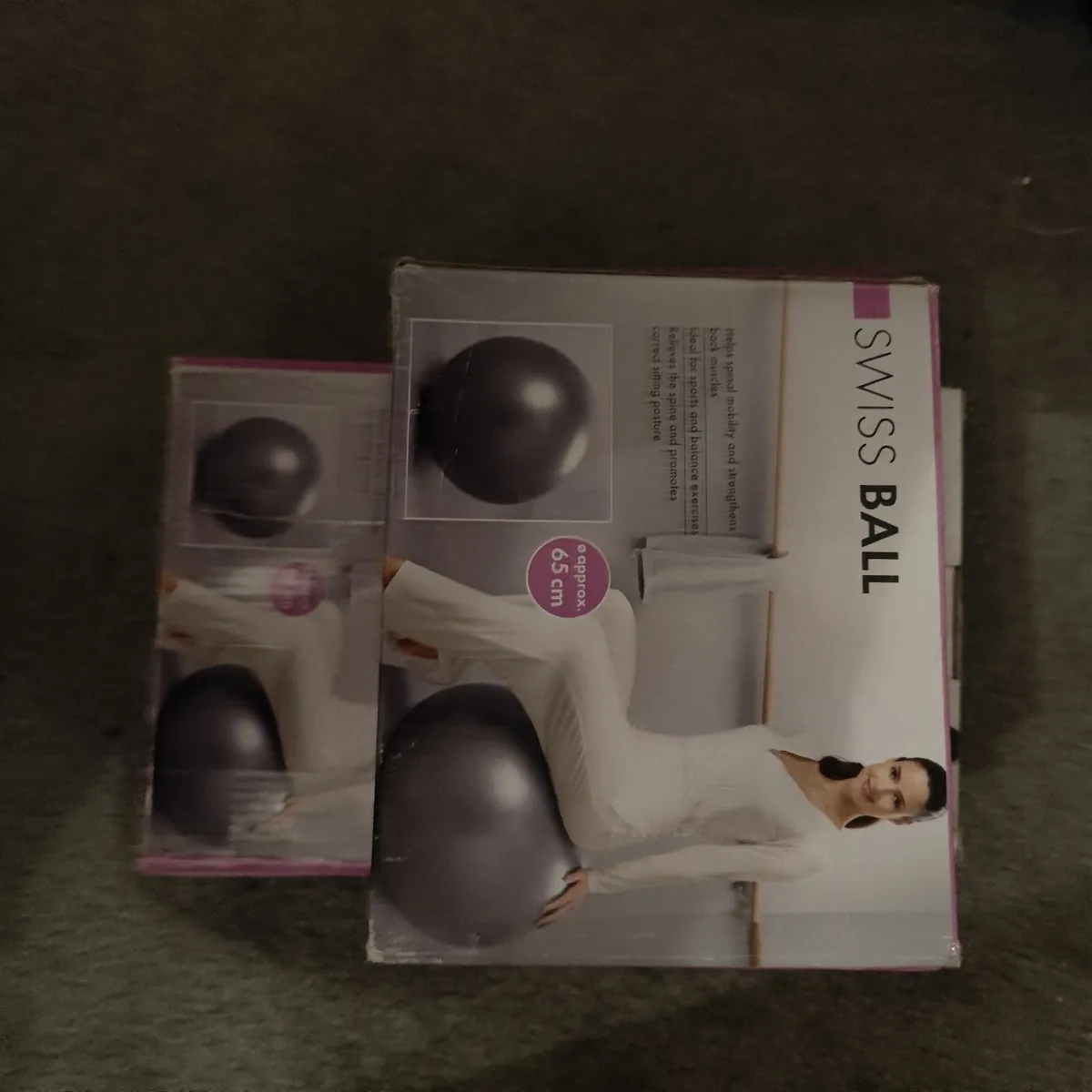 3 New Exercise Balls in box - Image 2