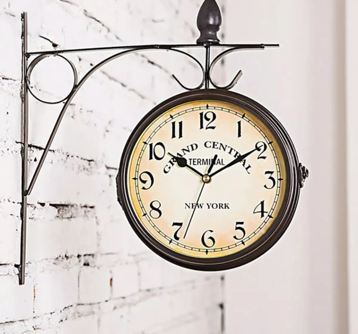 Outdoor Compact Garden Station Wall Clock - Image 1
