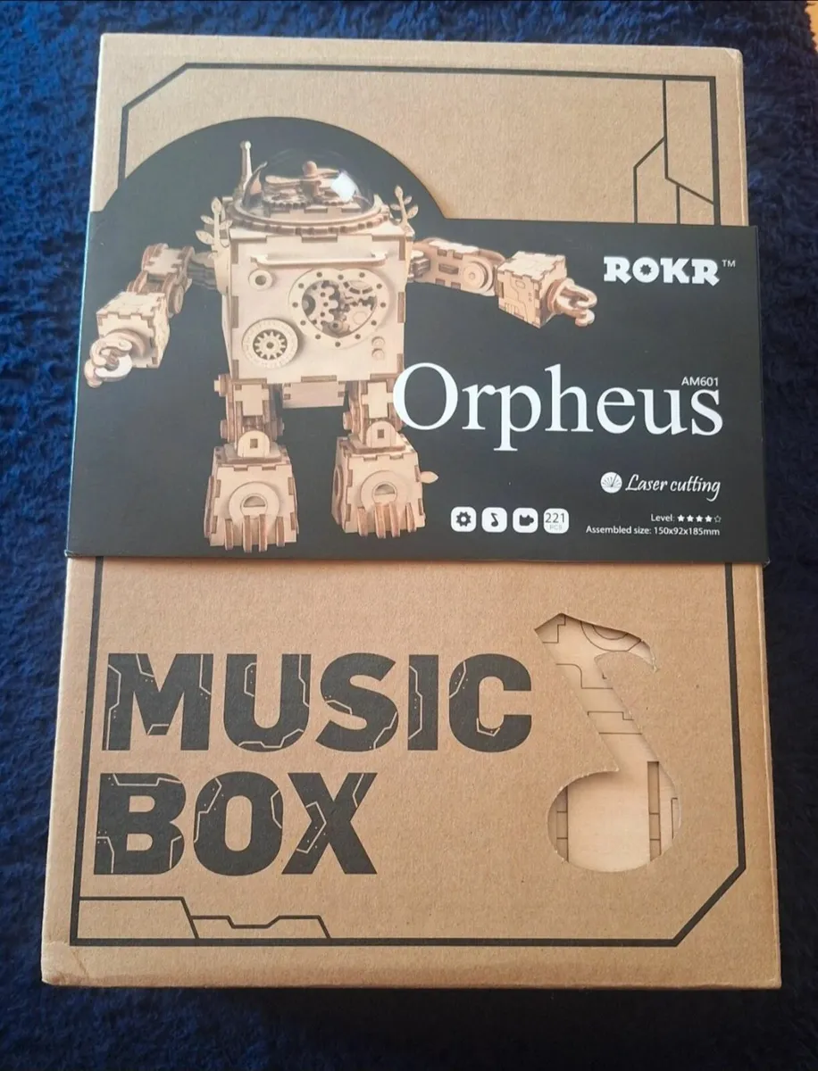 Robotime Orpheus music box jigsaw puzzle New - Image 1