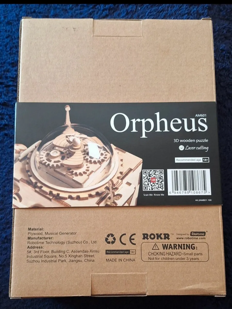 Robotime Orpheus music box jigsaw puzzle New - Image 2