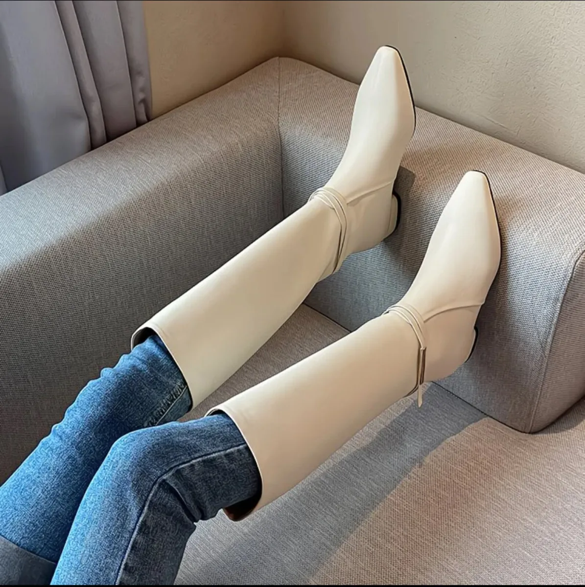 Boots white - Image 1