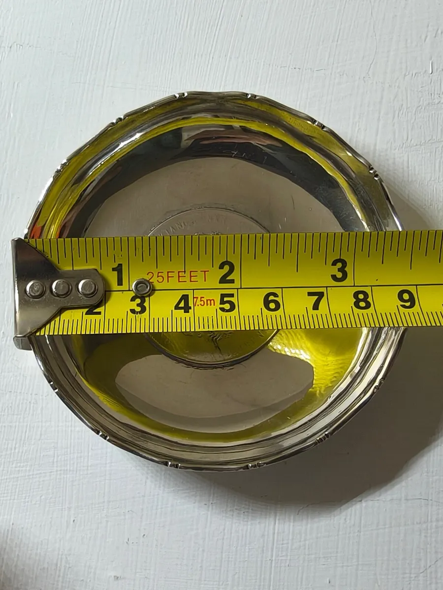 Heavy (67g) Chinese Sterling Silver Coin Dish - Image 4