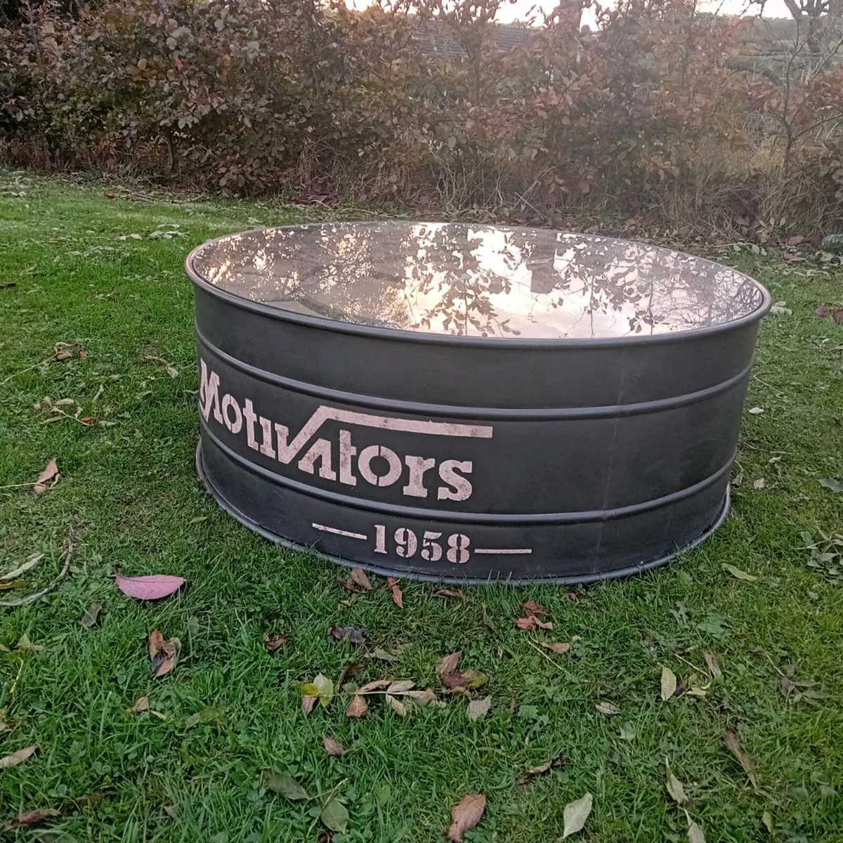 Large Coffee Clock Table - Image 3