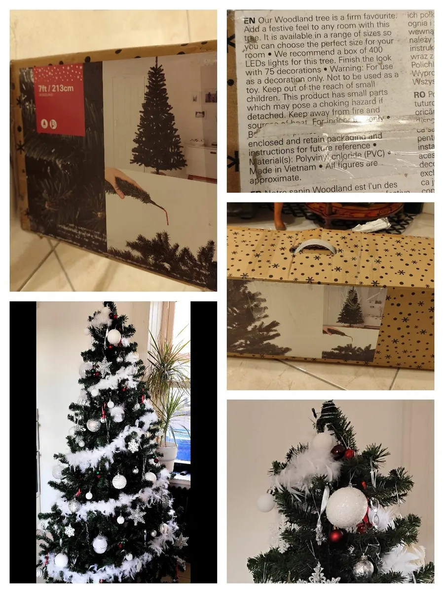 7ft Christmas tree - Image 1