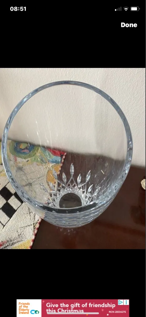 Waterford Crystal Lismore Essence Angular Vase - Image 2