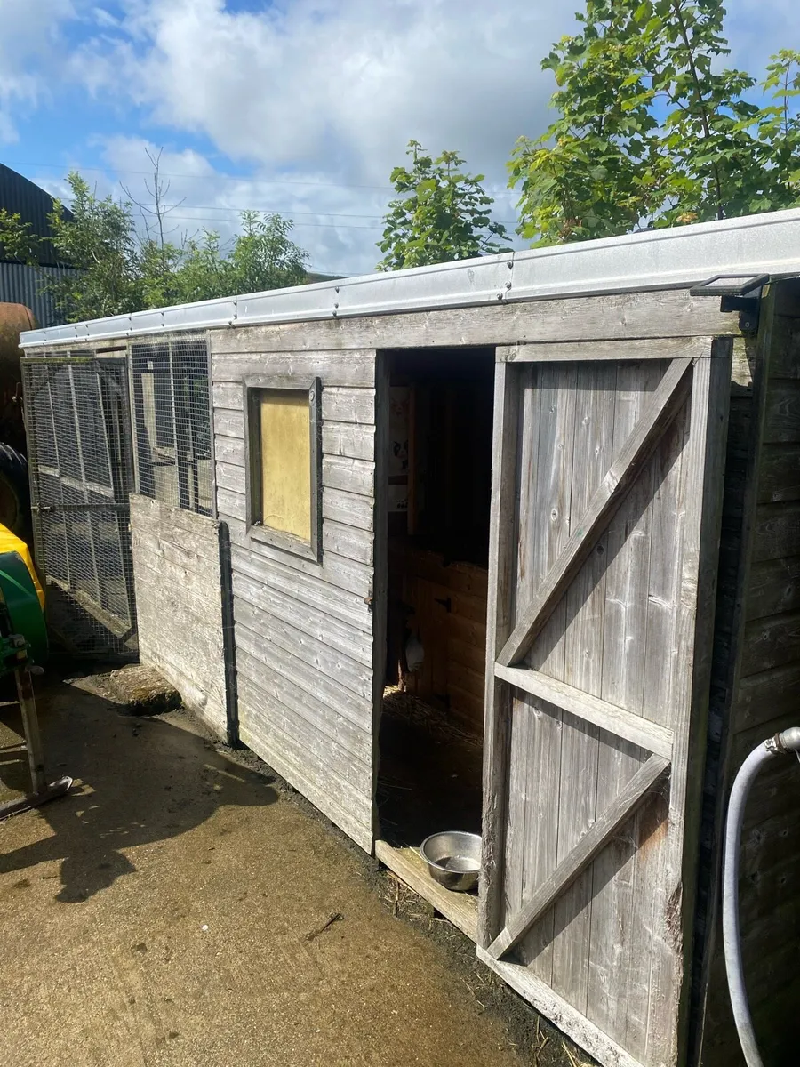Dog Run/Shed Cattery Aviary - Image 1
