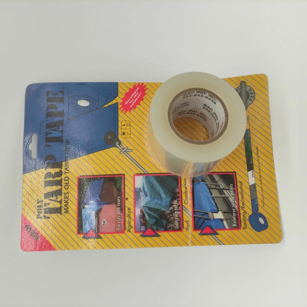 Tarp tape small  Clear (2" X 35') - Image 3