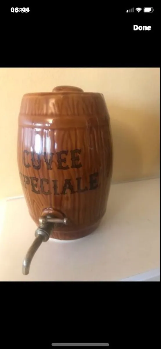 Ceramic Drinks Barrel - Image 1