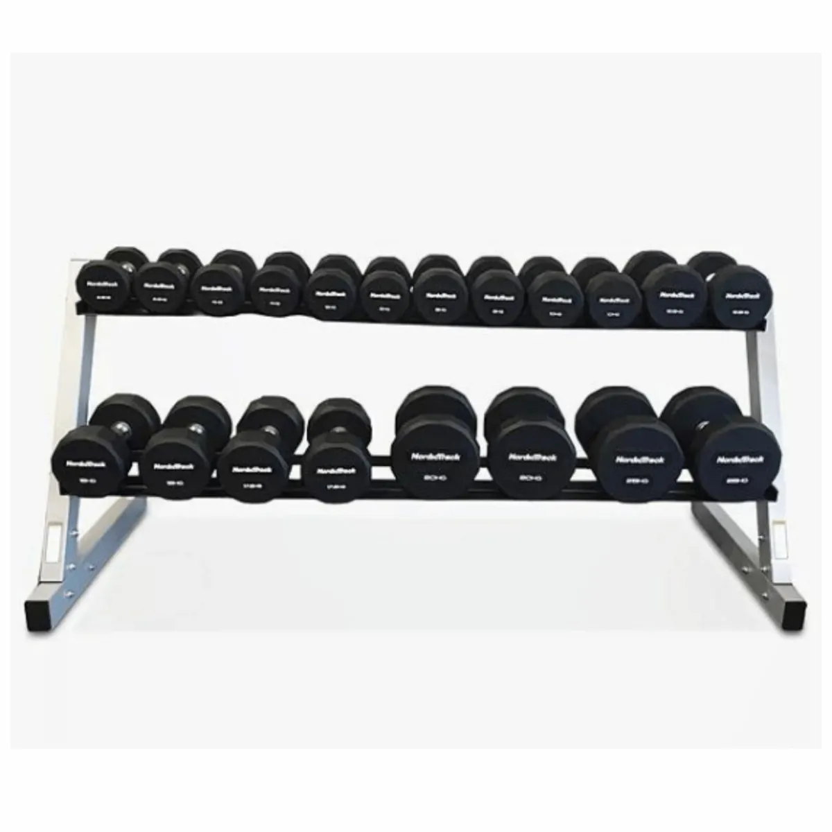Nordictrack 2.5kg to 25kg Dumbbell set with rack
