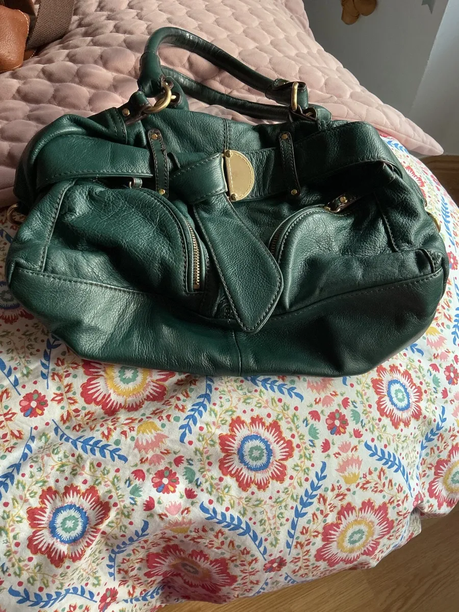 Steve Madden green leather bag perfect condition - Image 1
