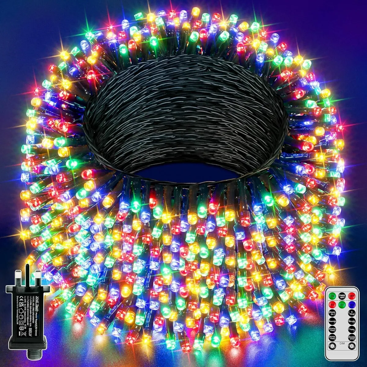 Christmas Tree Lights Outdoor, 50m 500LED Fairy - Image 1