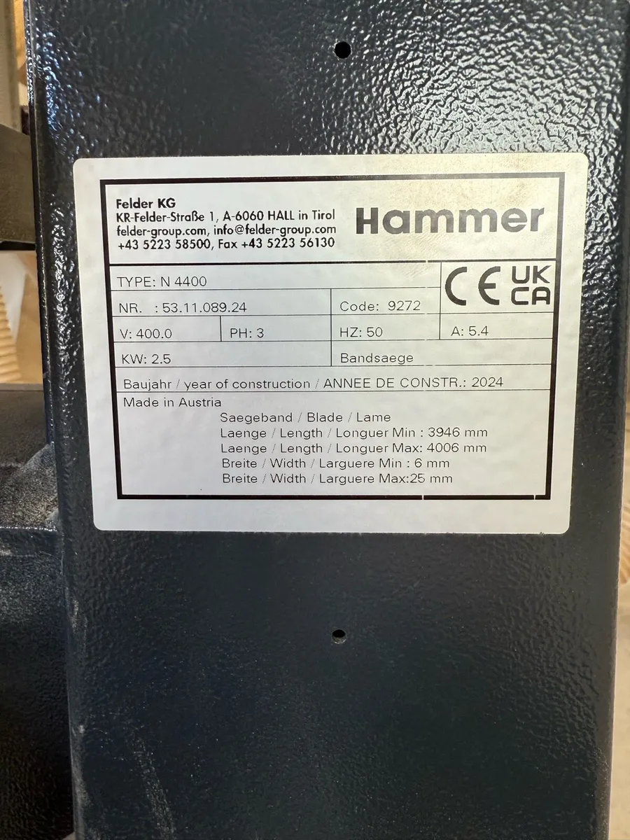 Hammer Bandsaw - Image 4