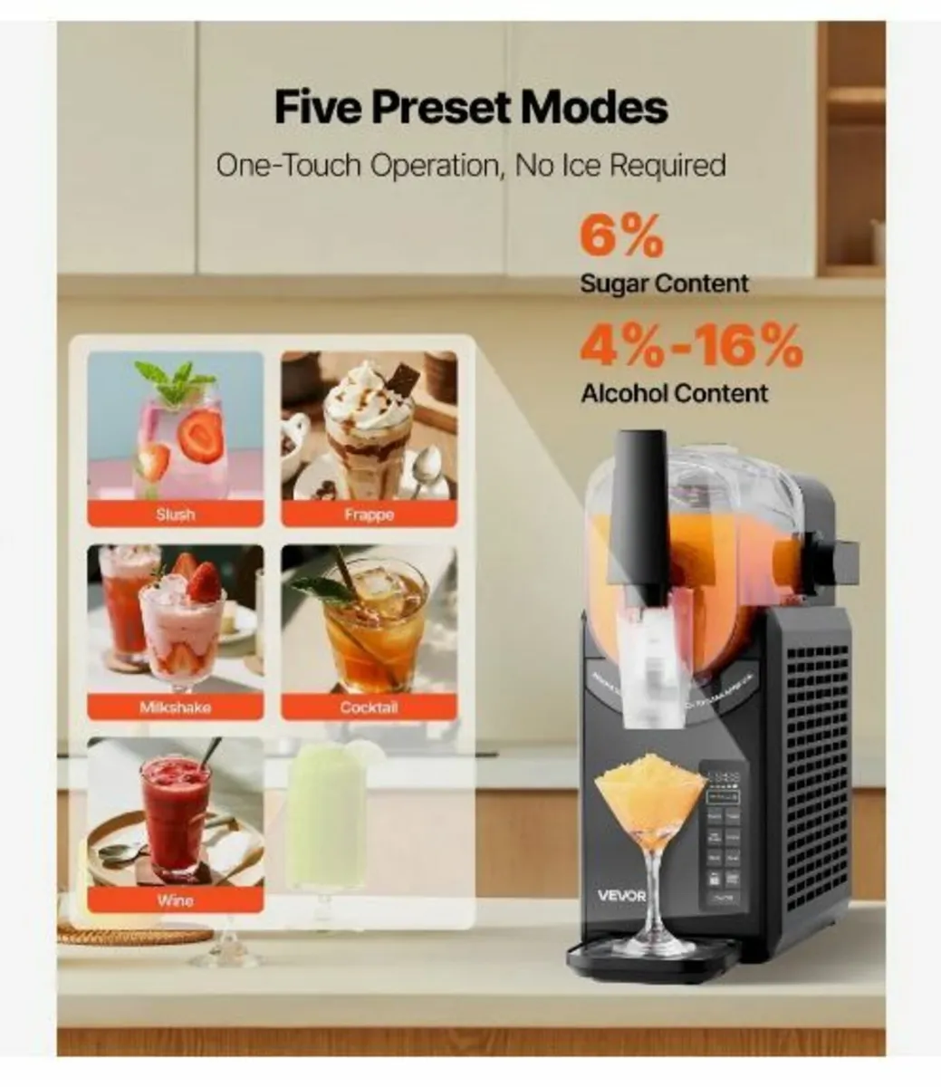 Slushy Machine for Home, Frozen Drink Maker - Image 2